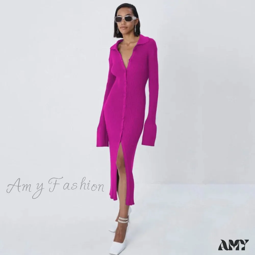 Amy Fashion - Female Warm Thick Party Long Dresses