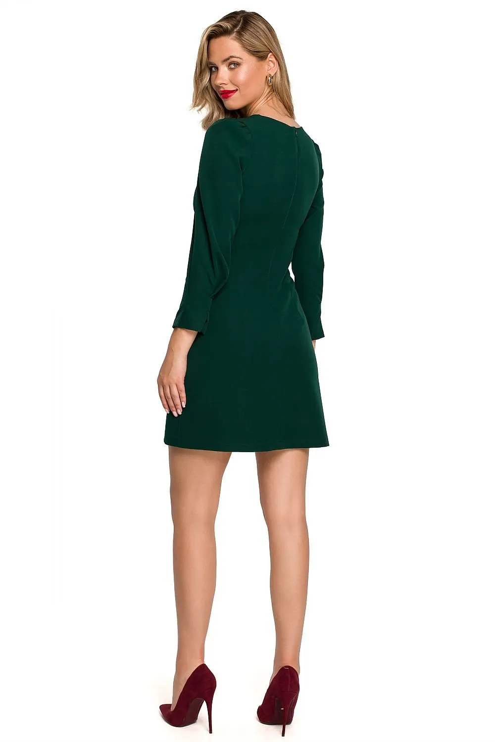 Chic Mini Dress with Stylish Metal Details