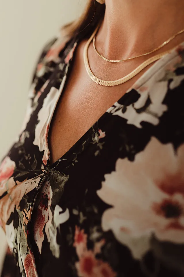 Chiffon Long Sleeve Maxi