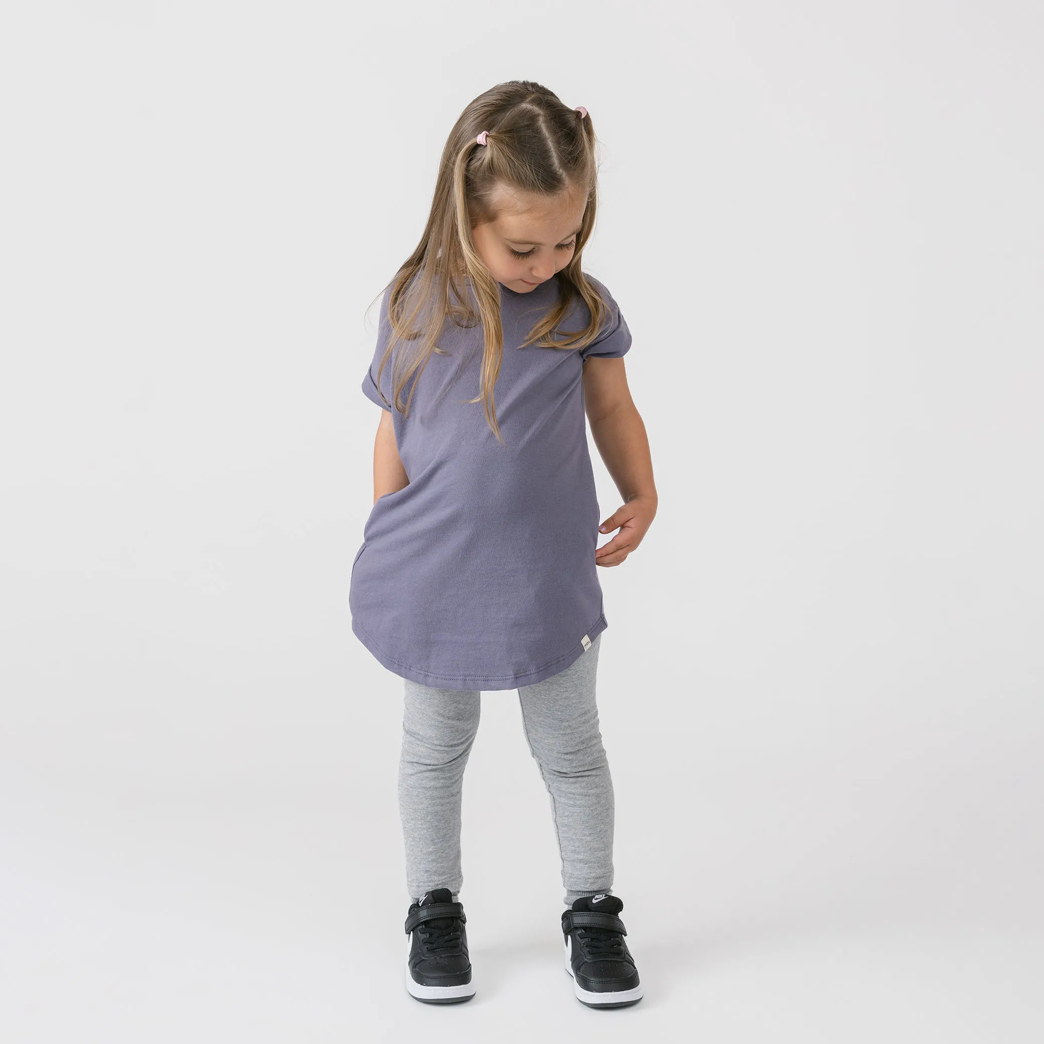 Cloud Rolled Sleeve Dress