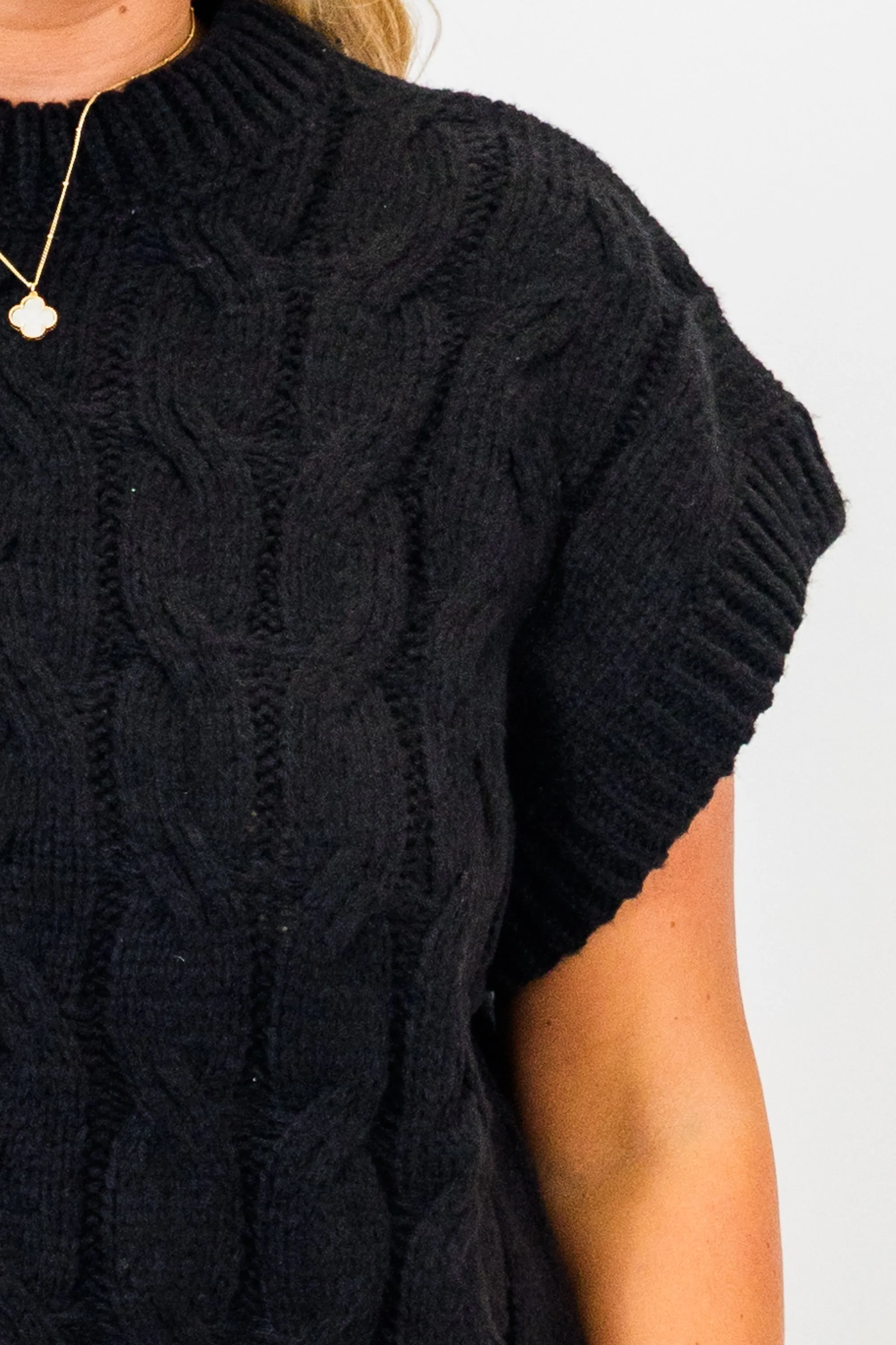 Cooling Down Sweater, Black