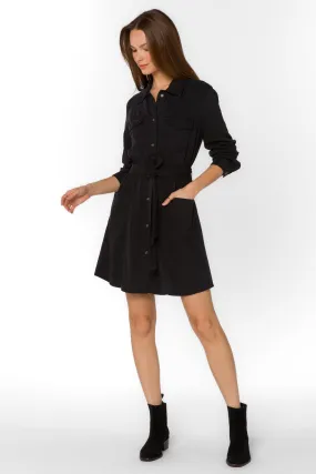 Deena Washed Black Dress