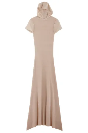 Ecru Intro Hood Dress