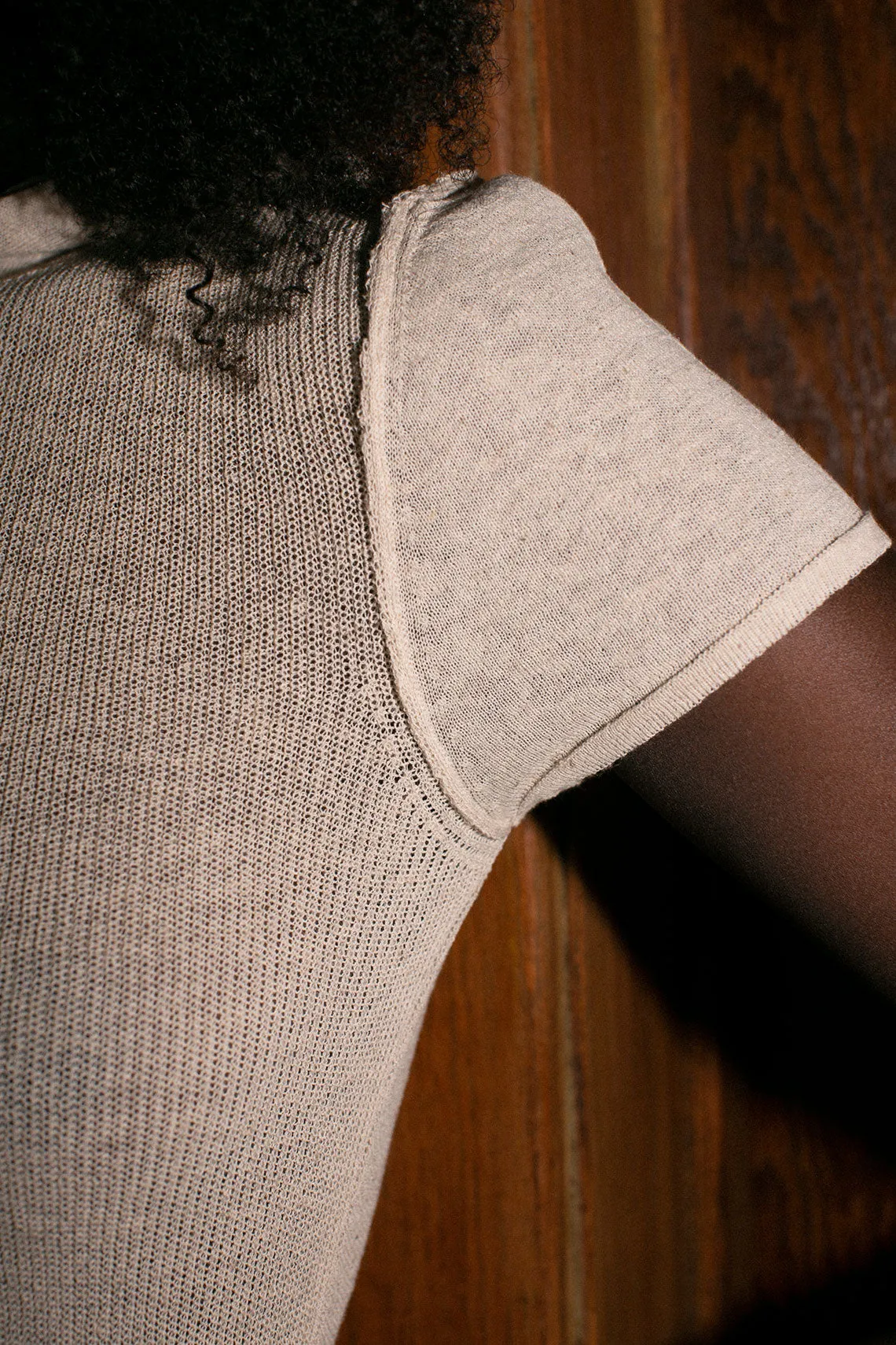 Ecru Intro Hood Dress