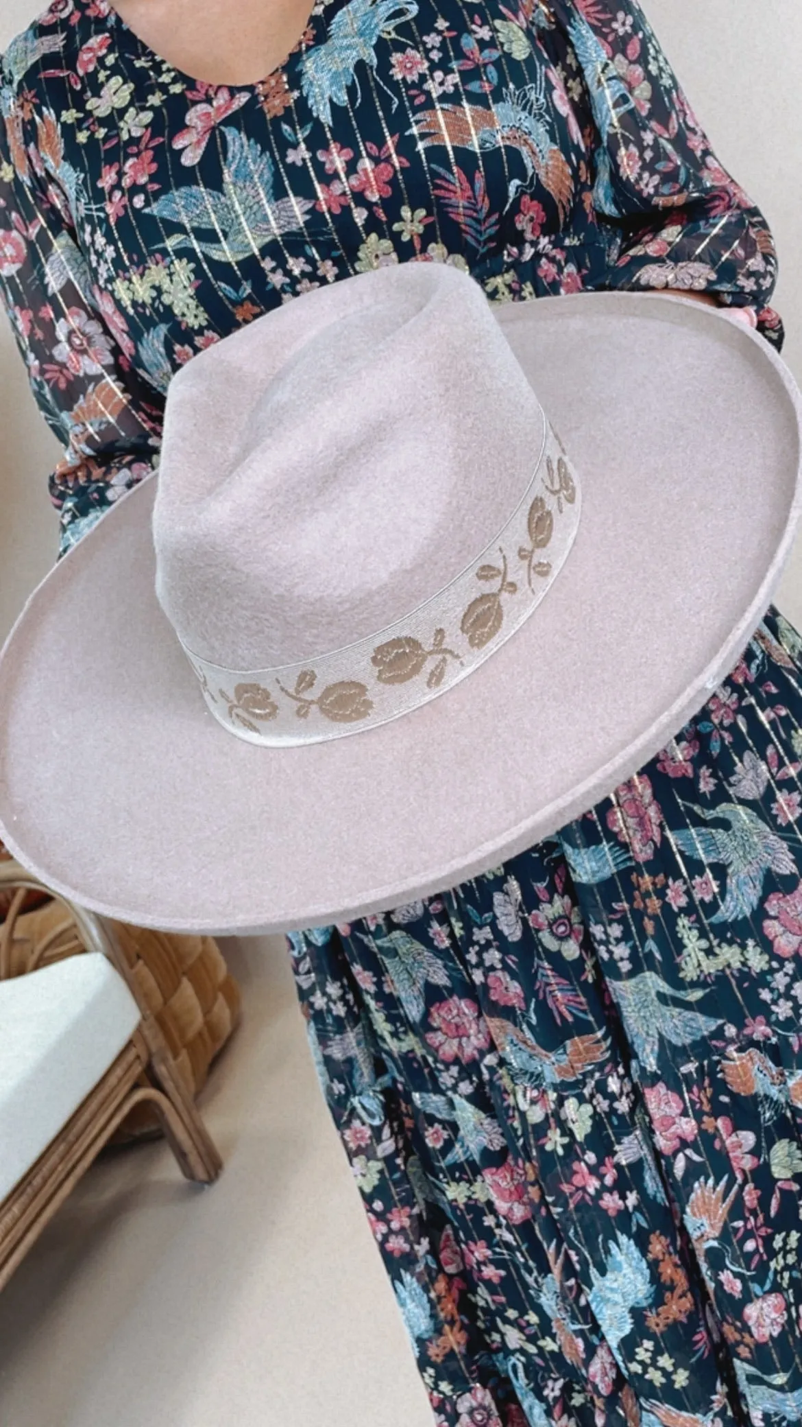 Elouise Panama Hat, Pecan