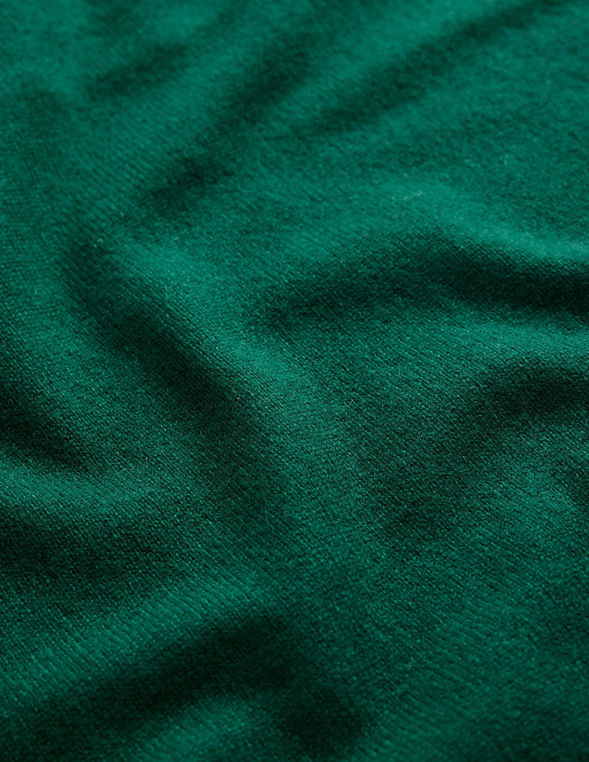 Eva Cashmere Crew Neck Jumper-Deep Forest