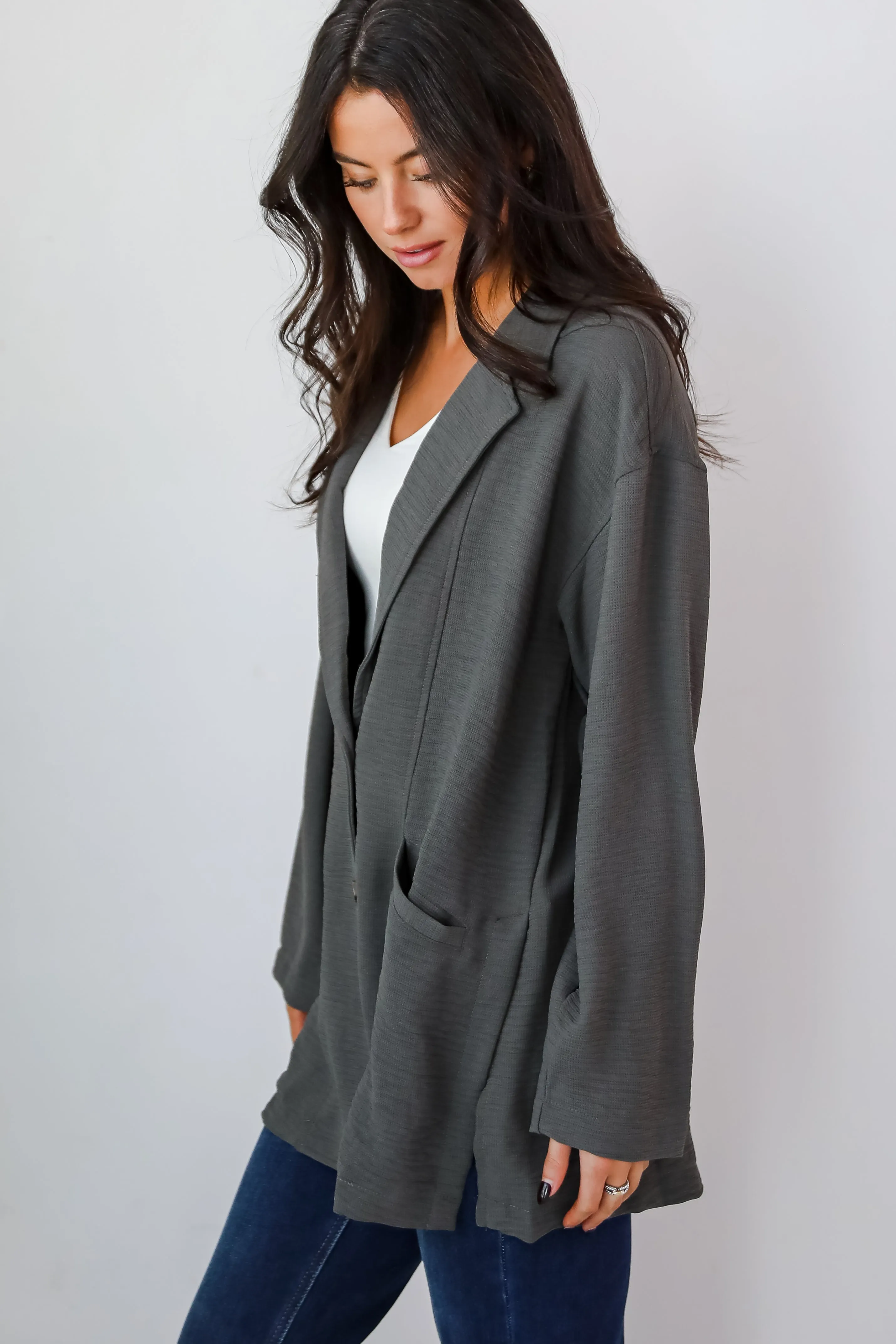 FINAL SALE - Trending Intention Oversized Blazer