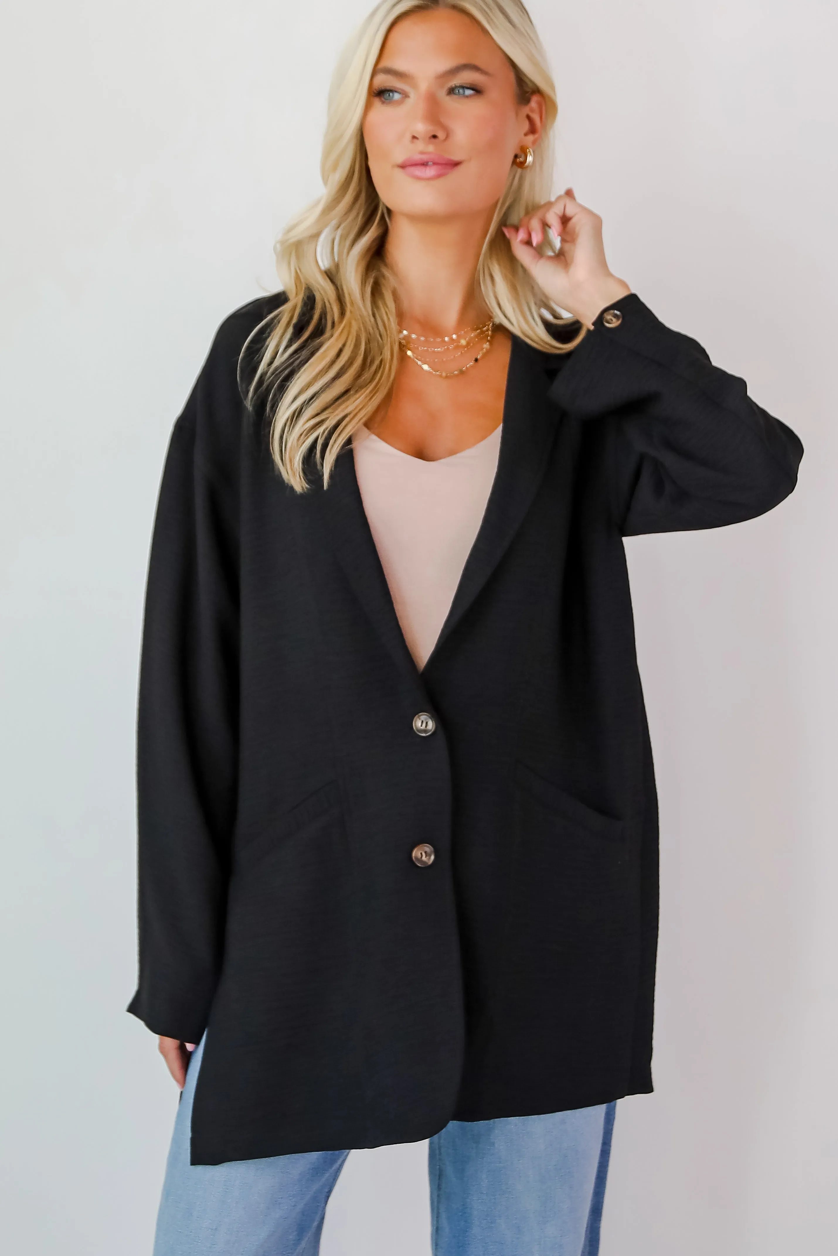 FINAL SALE - Trending Intention Oversized Blazer