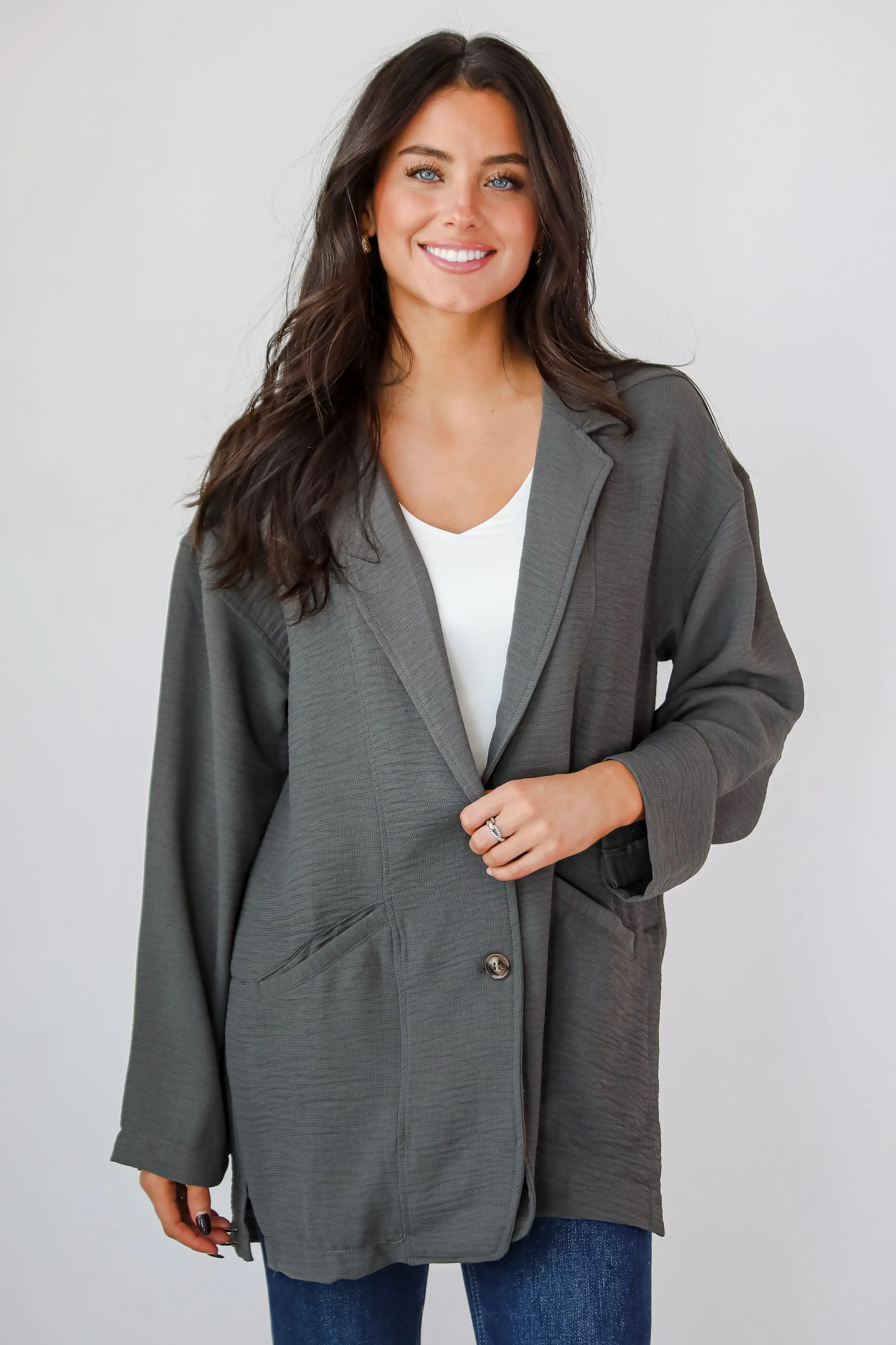 FINAL SALE - Trending Intention Oversized Blazer