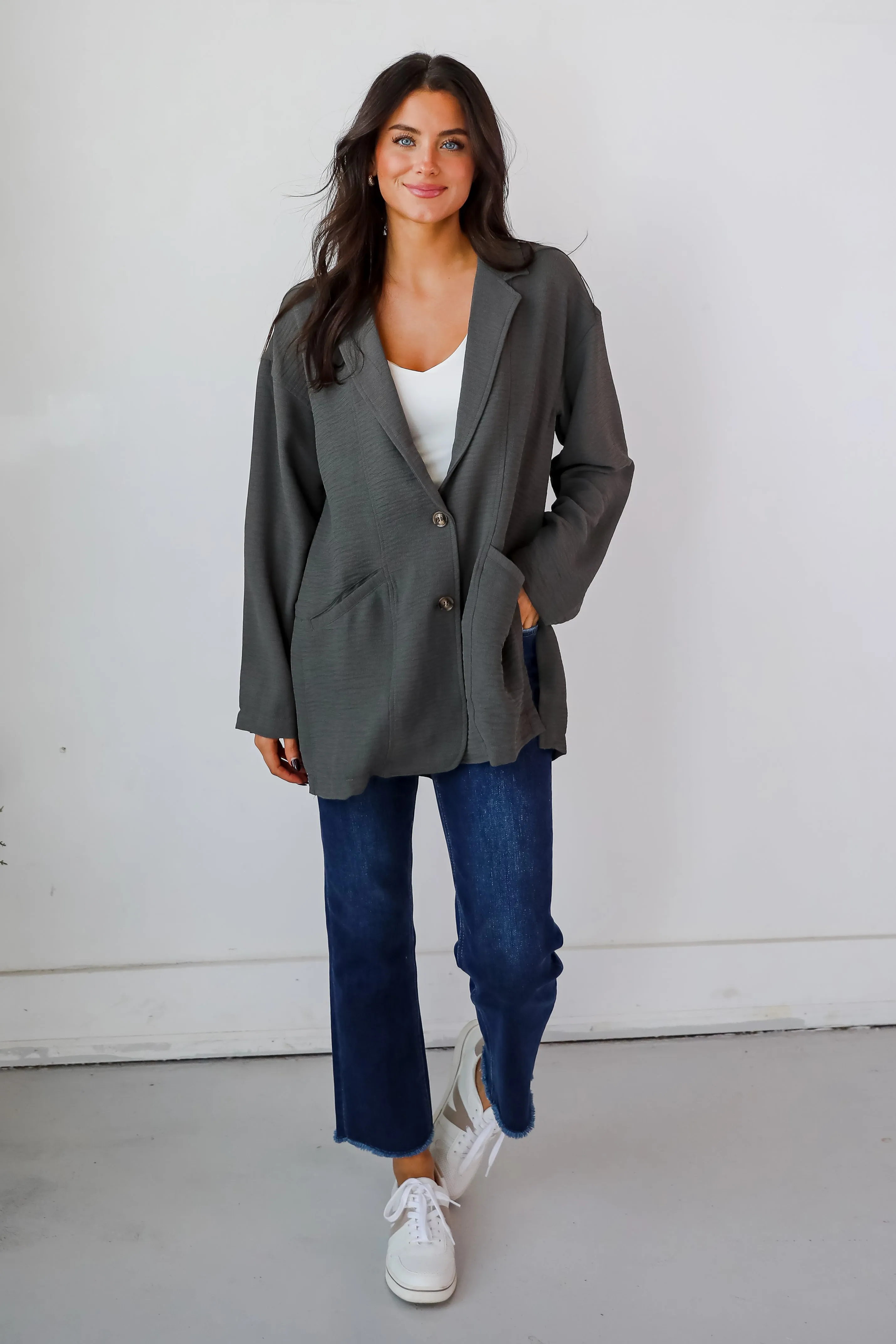 FINAL SALE - Trending Intention Oversized Blazer