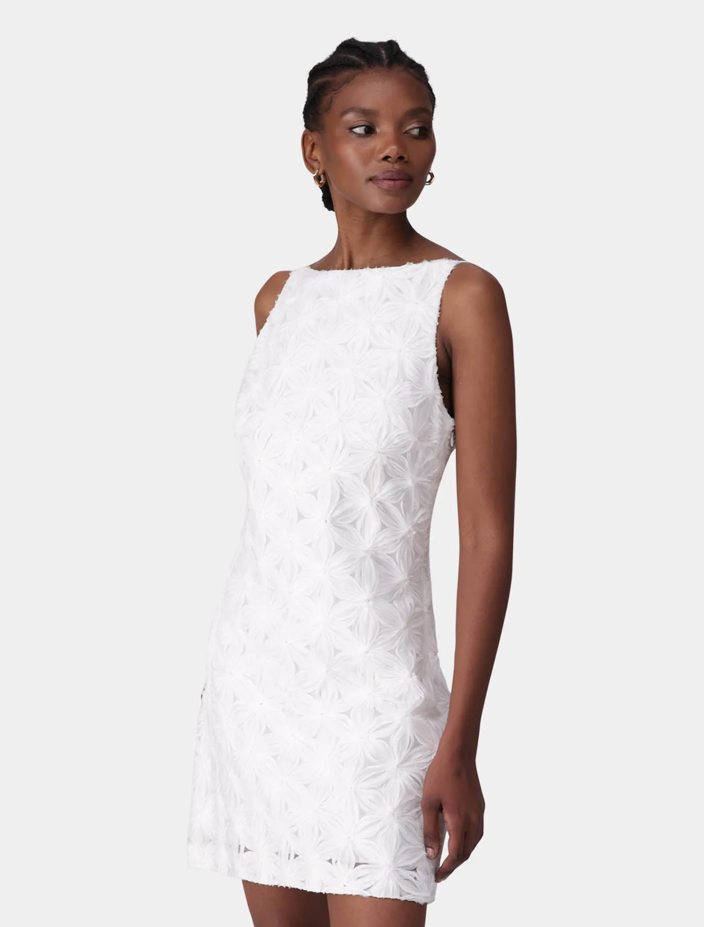 Finlay Floral Texture Mini Dress