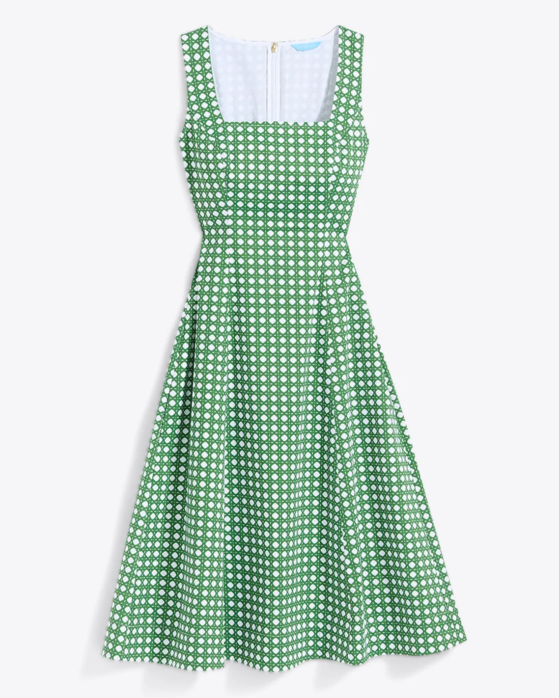 Genevieve Midi Dress in Structured Cotton