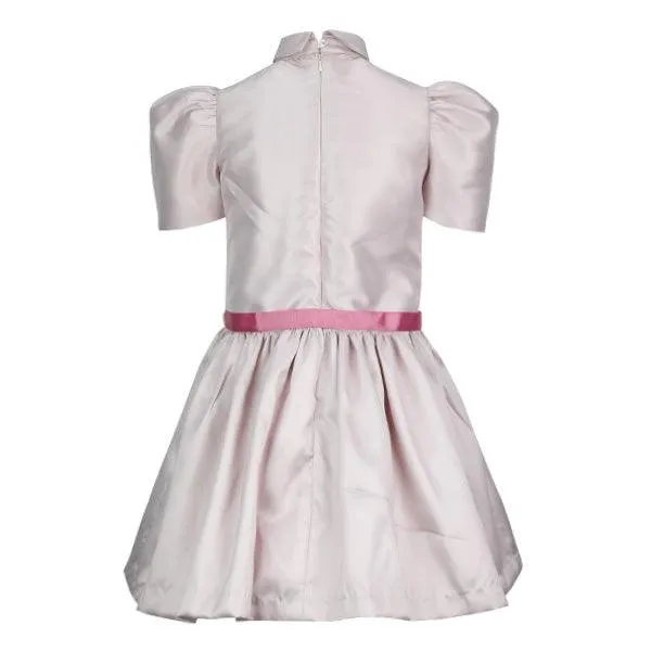 GIRLS DROP WAIST DRESS WITH HAIRBOW