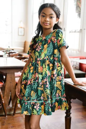 Girls Nati Jungle Print Dress