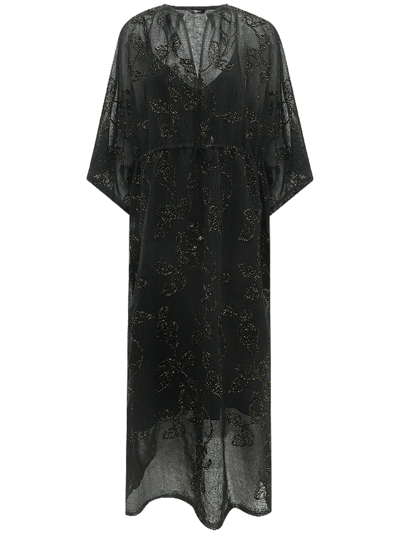 Intricate Glitter Embroidered Two-Piece Dress