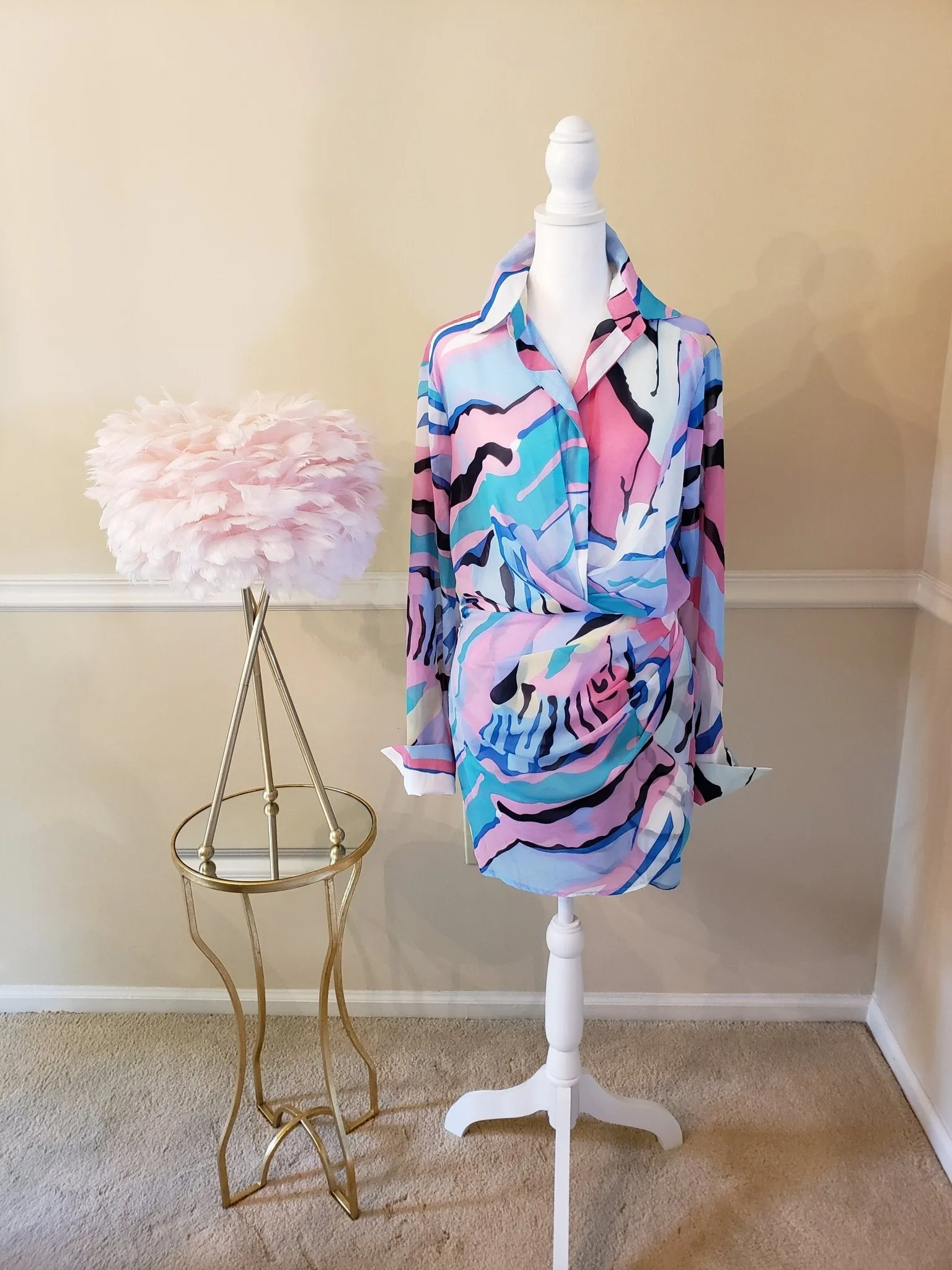 Island Ready Shirt Dress