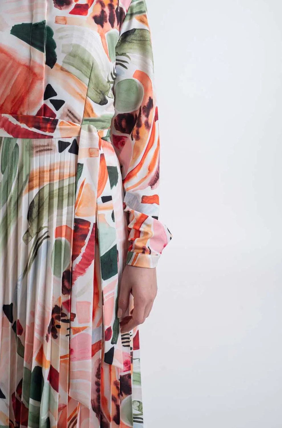 Kati pleat dress