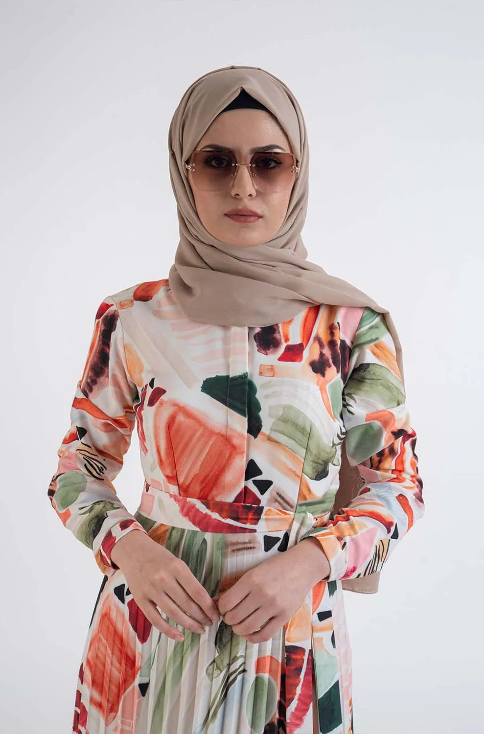 Kati pleat dress