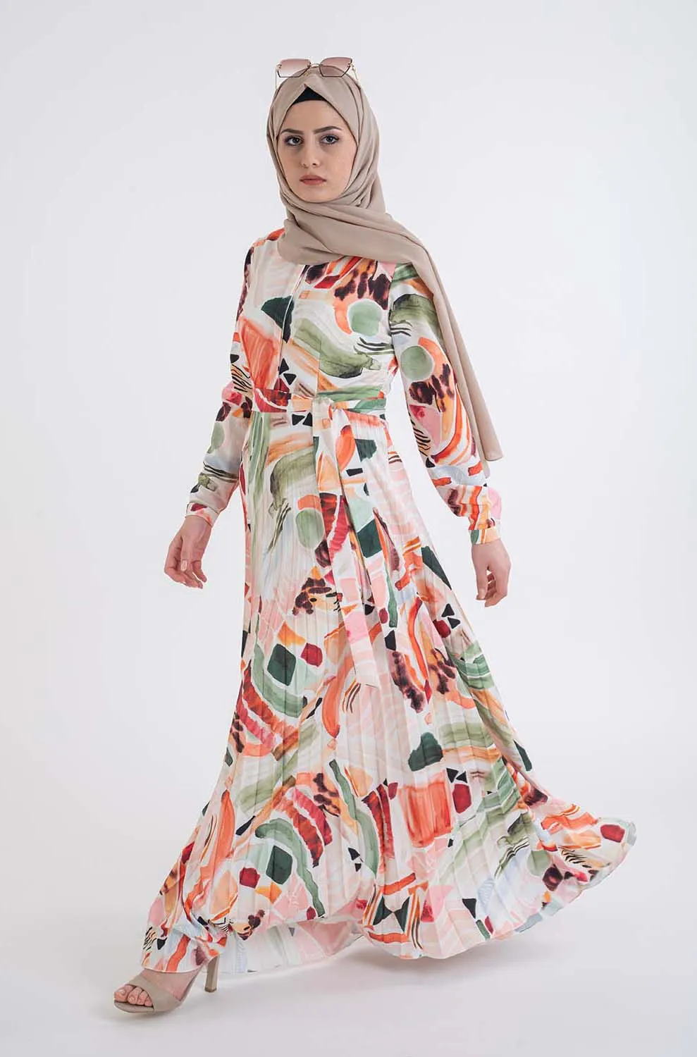 Kati pleat dress