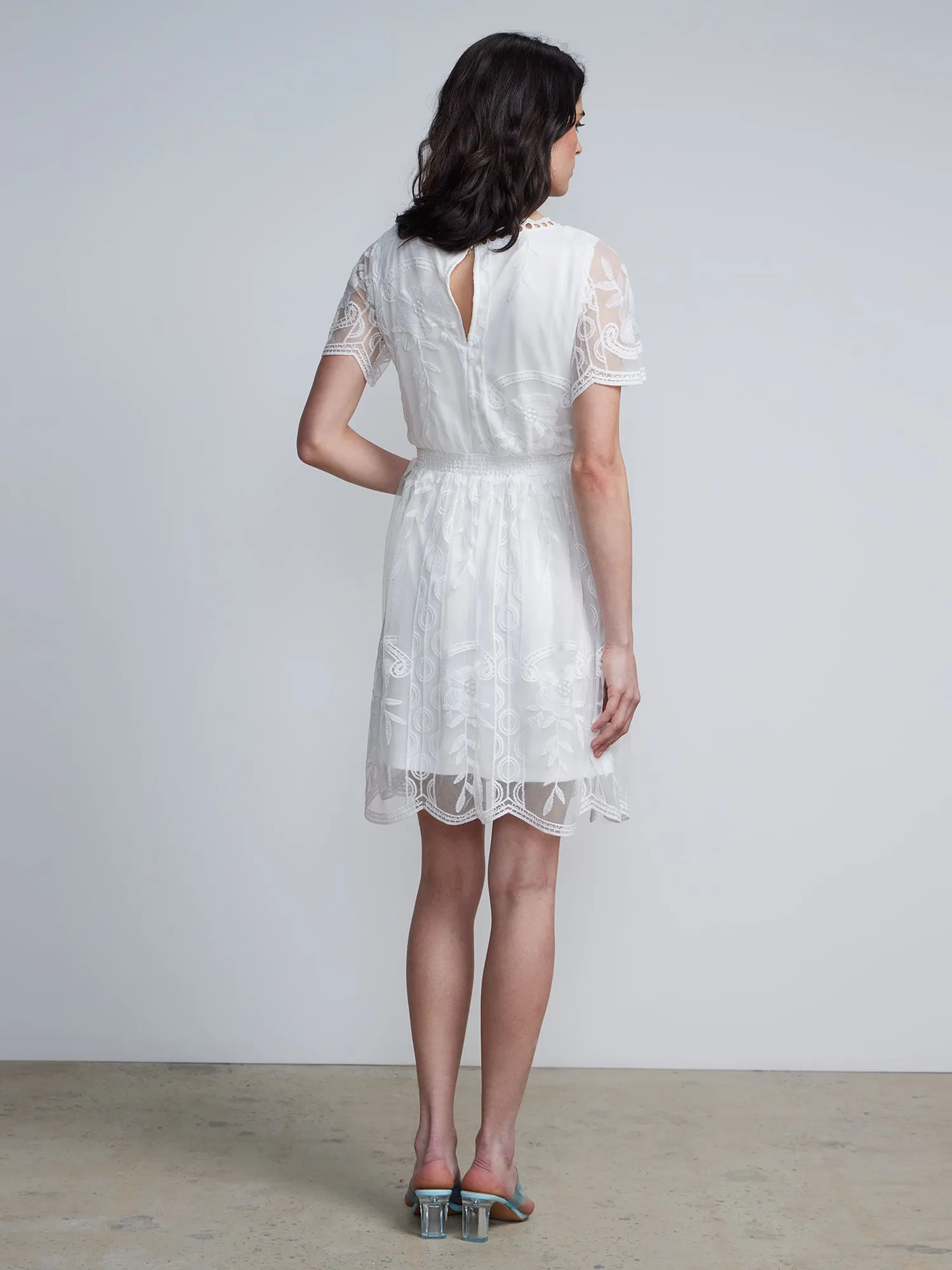 Lace Flare Dress