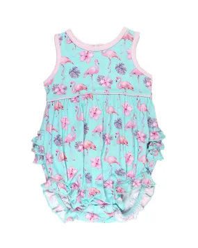 Lev Baby Bubble Romper / Flamingos (Aurelia)