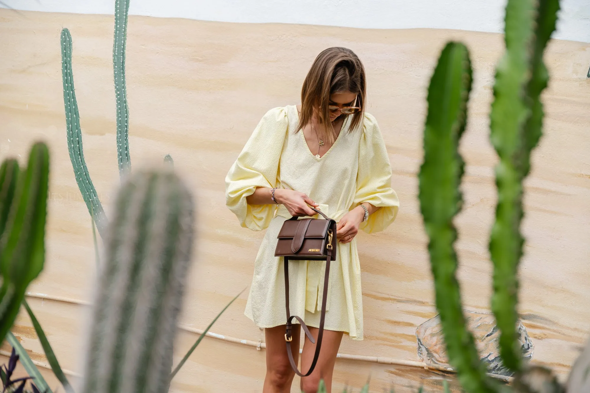 Livvy short dress yellow