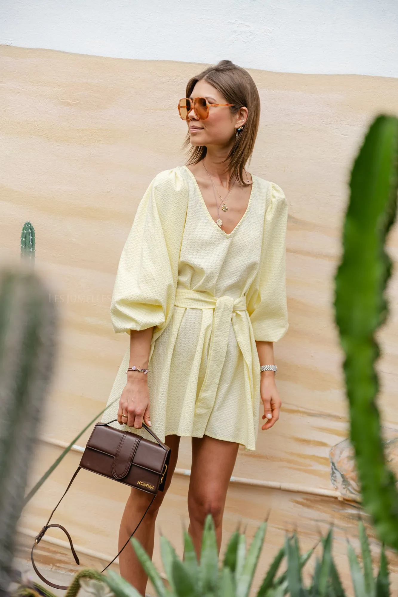 Livvy short dress yellow