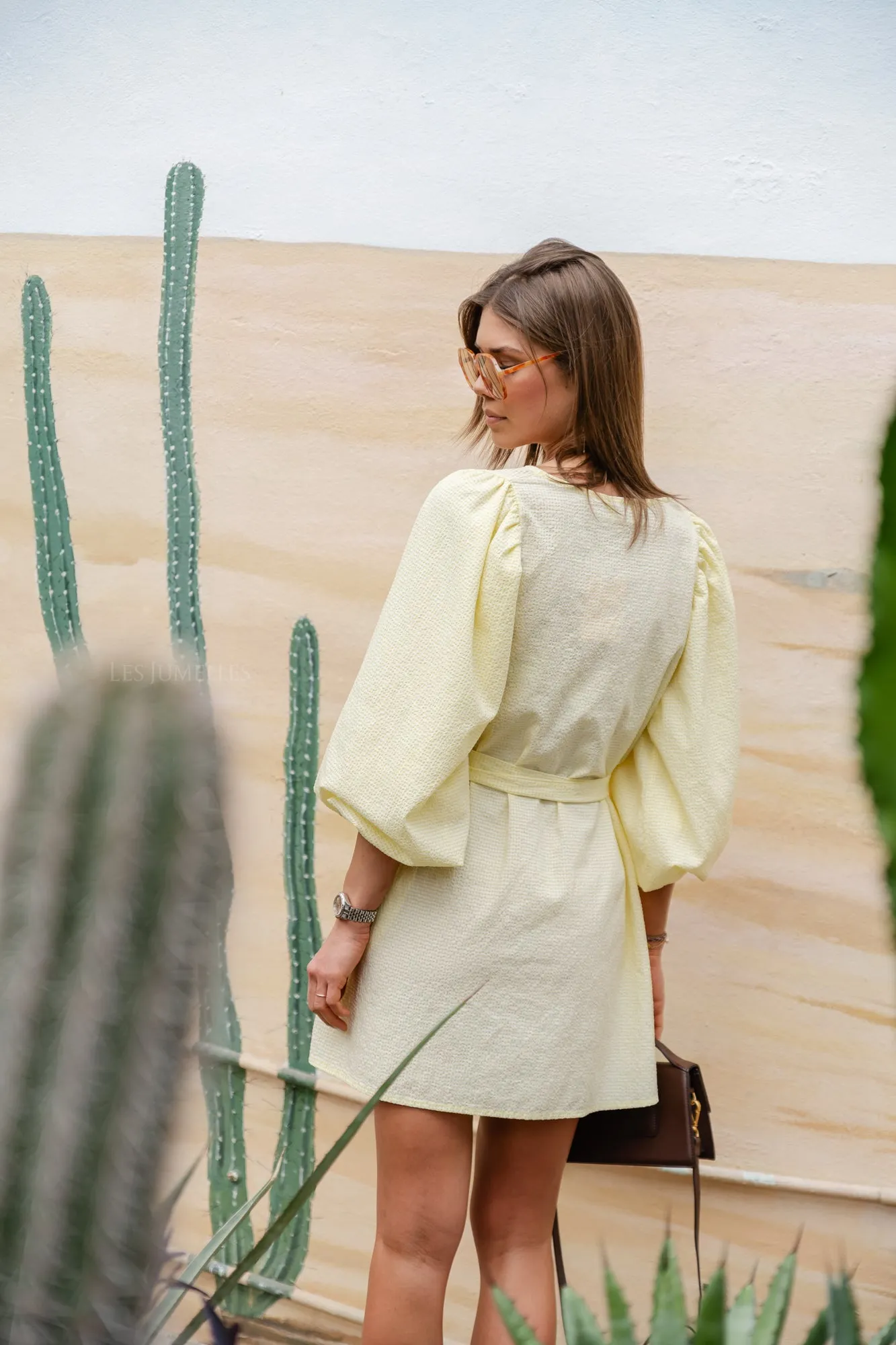 Livvy short dress yellow