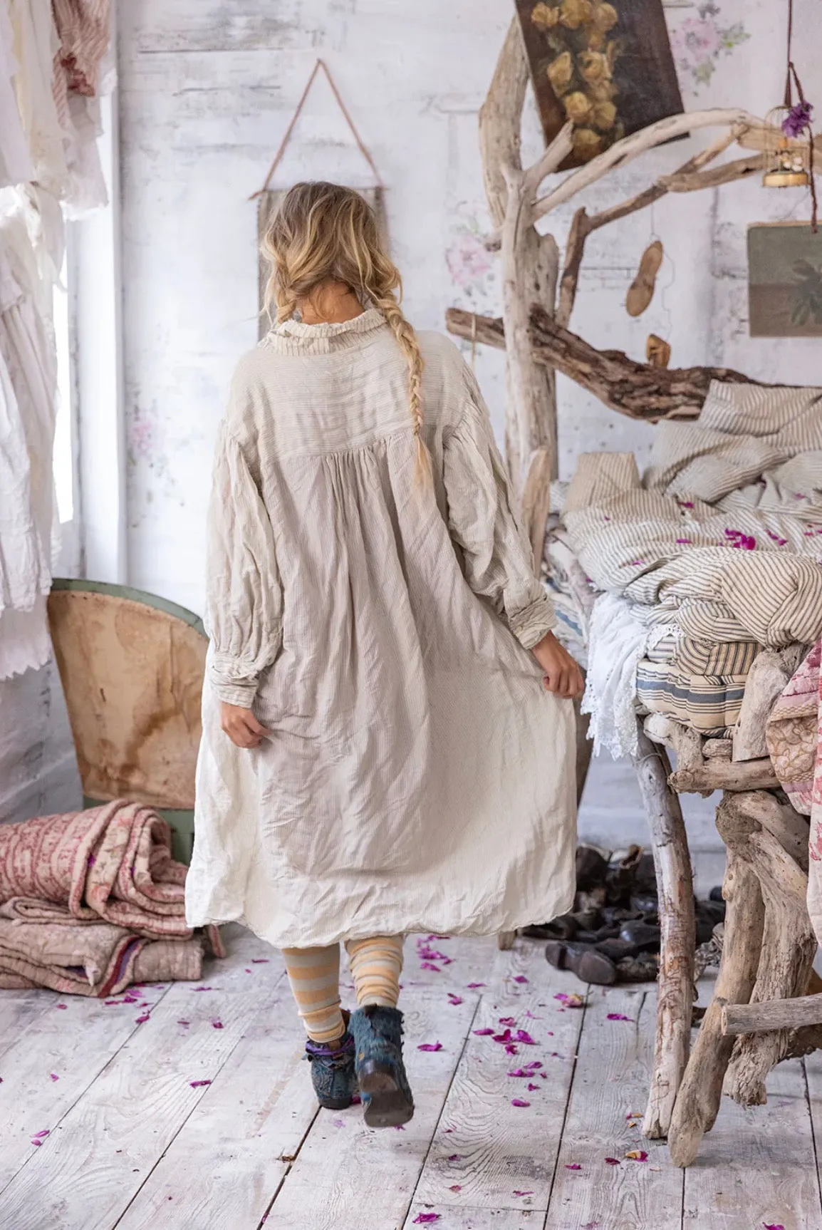 Magnolia Pearl Tora Shirt Dress - DRESS 714-HERBE-OS