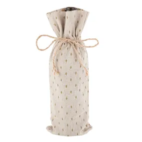 Marketplace™ Gold and Cream Jute Wine Sack by Twine