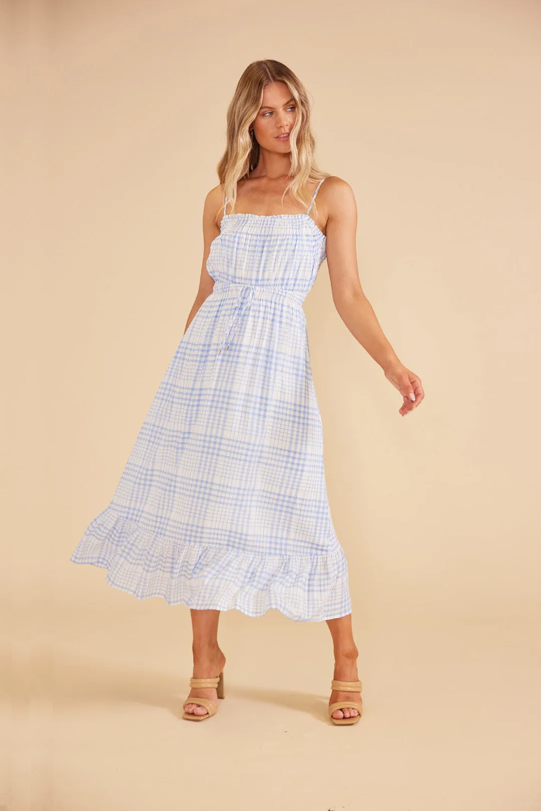 Mink Pink- Azure Breeze Dress - Midi