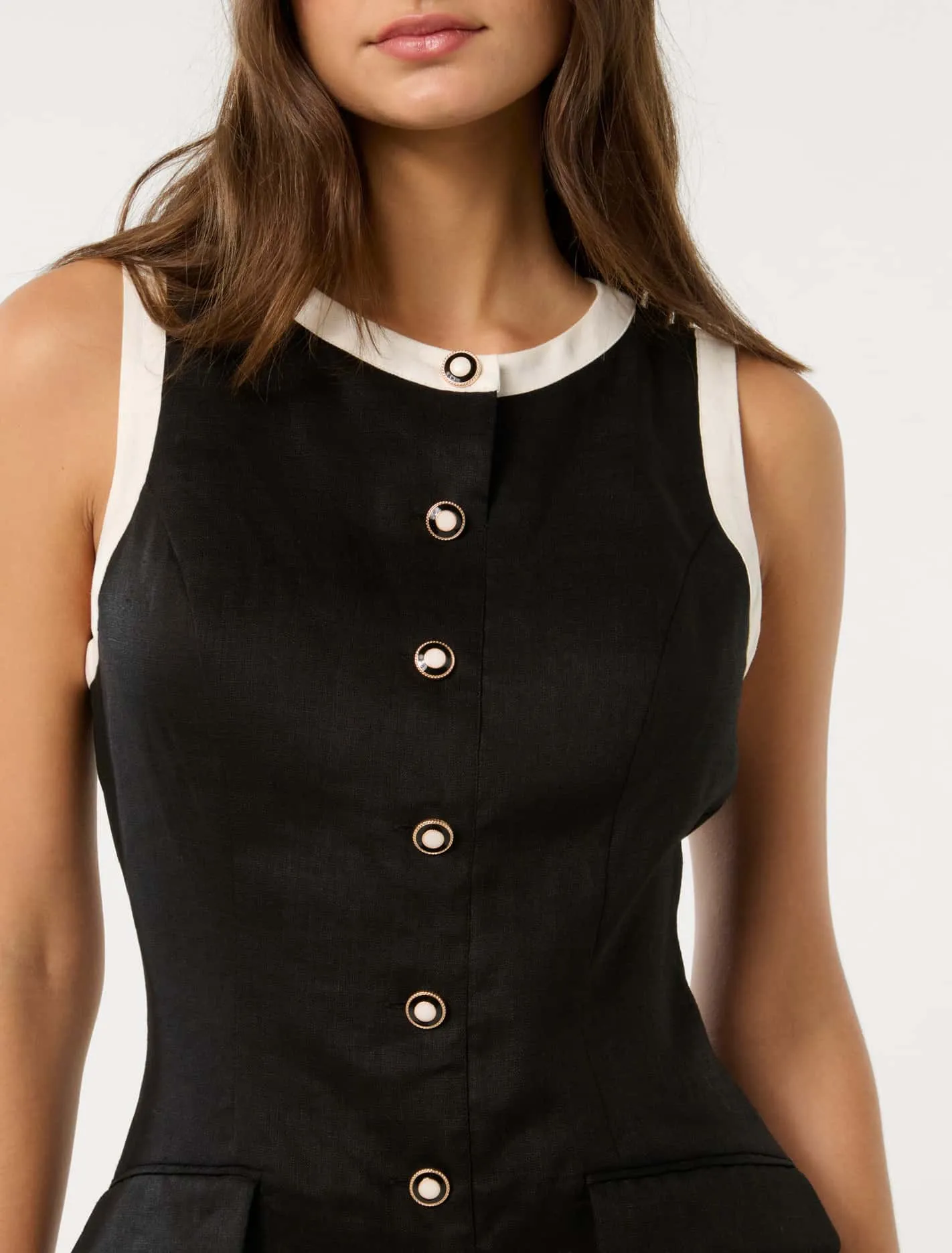 Montana Contrast Shift Mini Dress