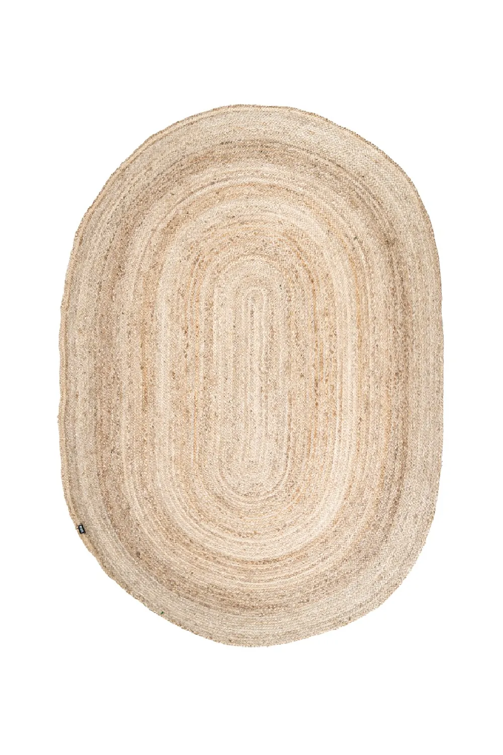 Natural Jute Oval Carpet 6'5" x 9'5" | By-Boo Ramas
