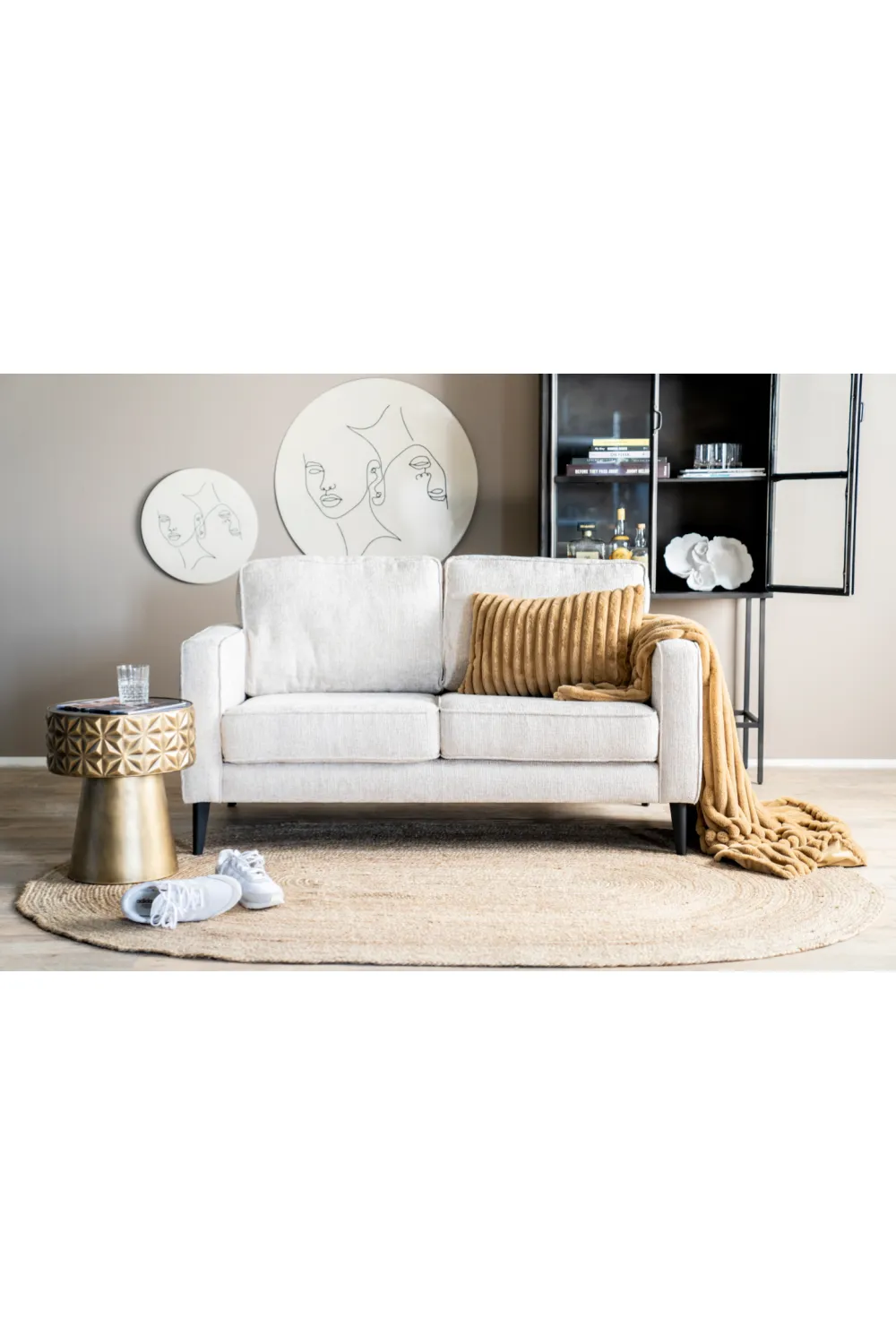 Natural Jute Oval Carpet 6'5" x 9'5" | By-Boo Ramas