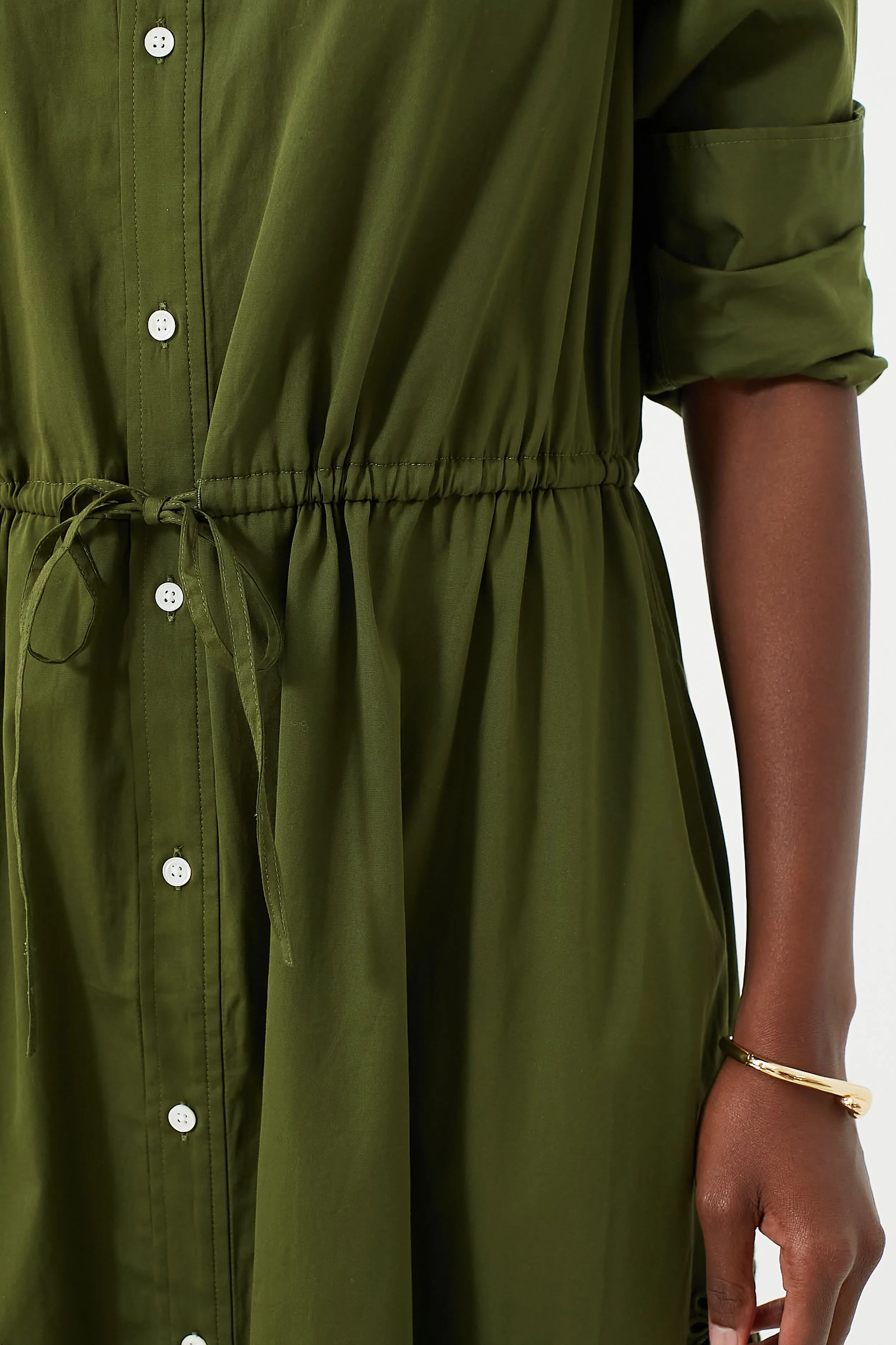 New Olive Jessica Long Sleeve Day Dress