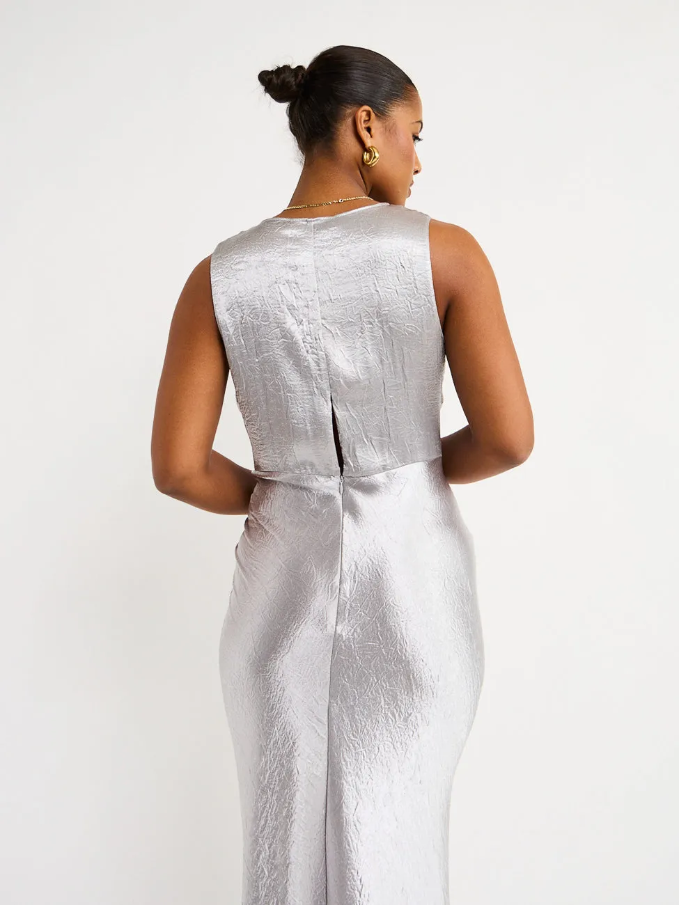 One Fell Swoop Gaia Dress in Mercury