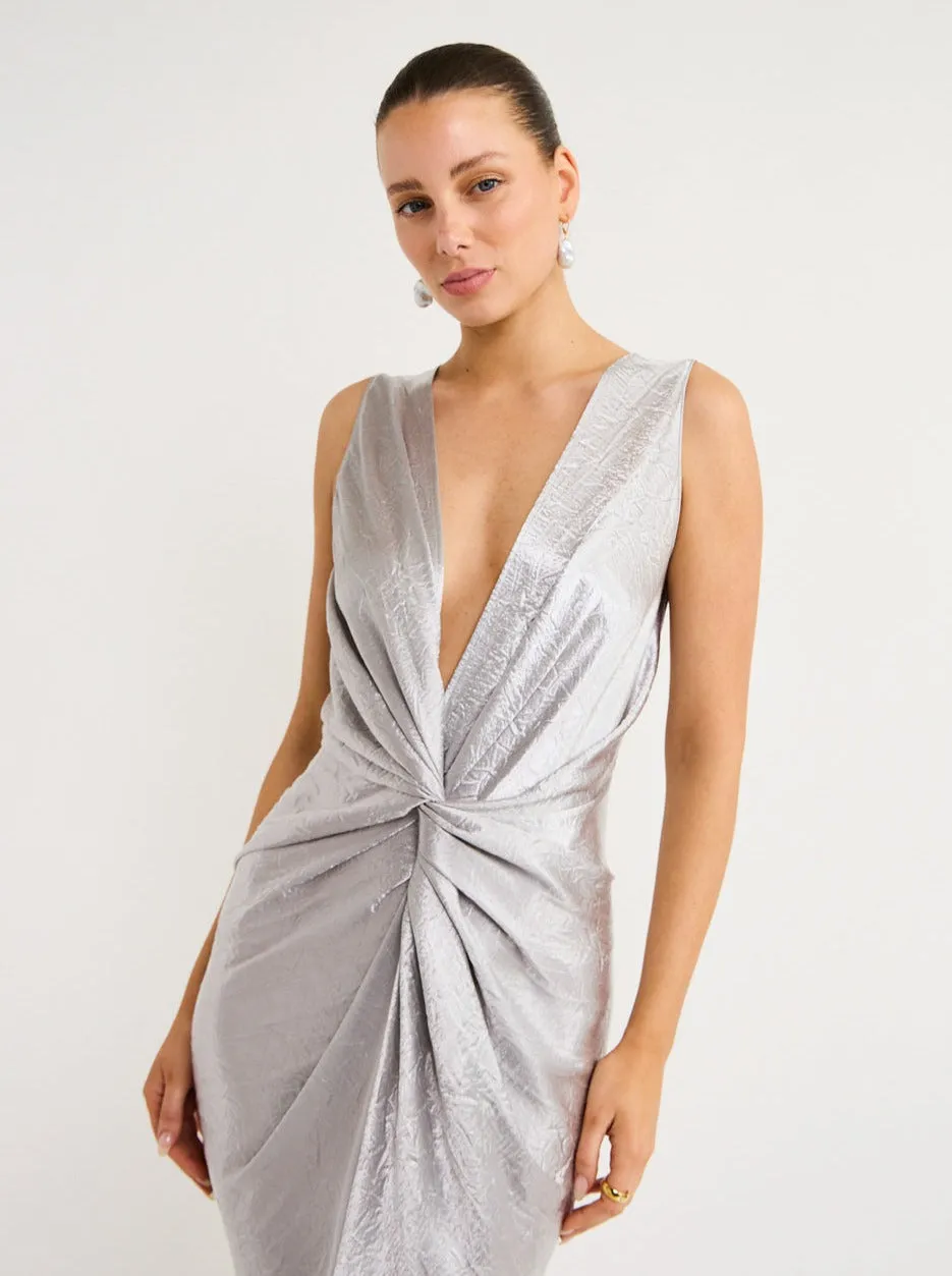 One Fell Swoop Gaia Dress in Mercury
