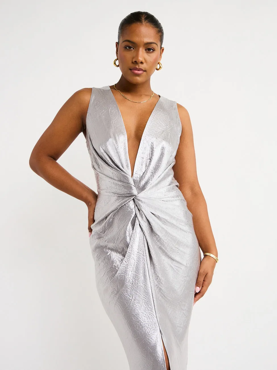 One Fell Swoop Gaia Dress in Mercury