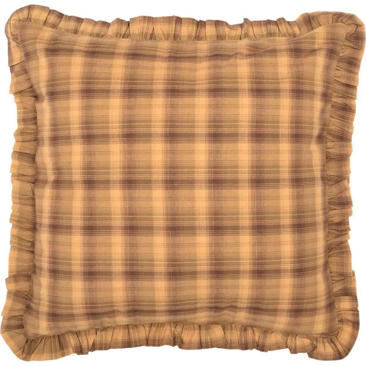 Prescott Euro Sham Fabric Ruffled 26x26 VHC Brands