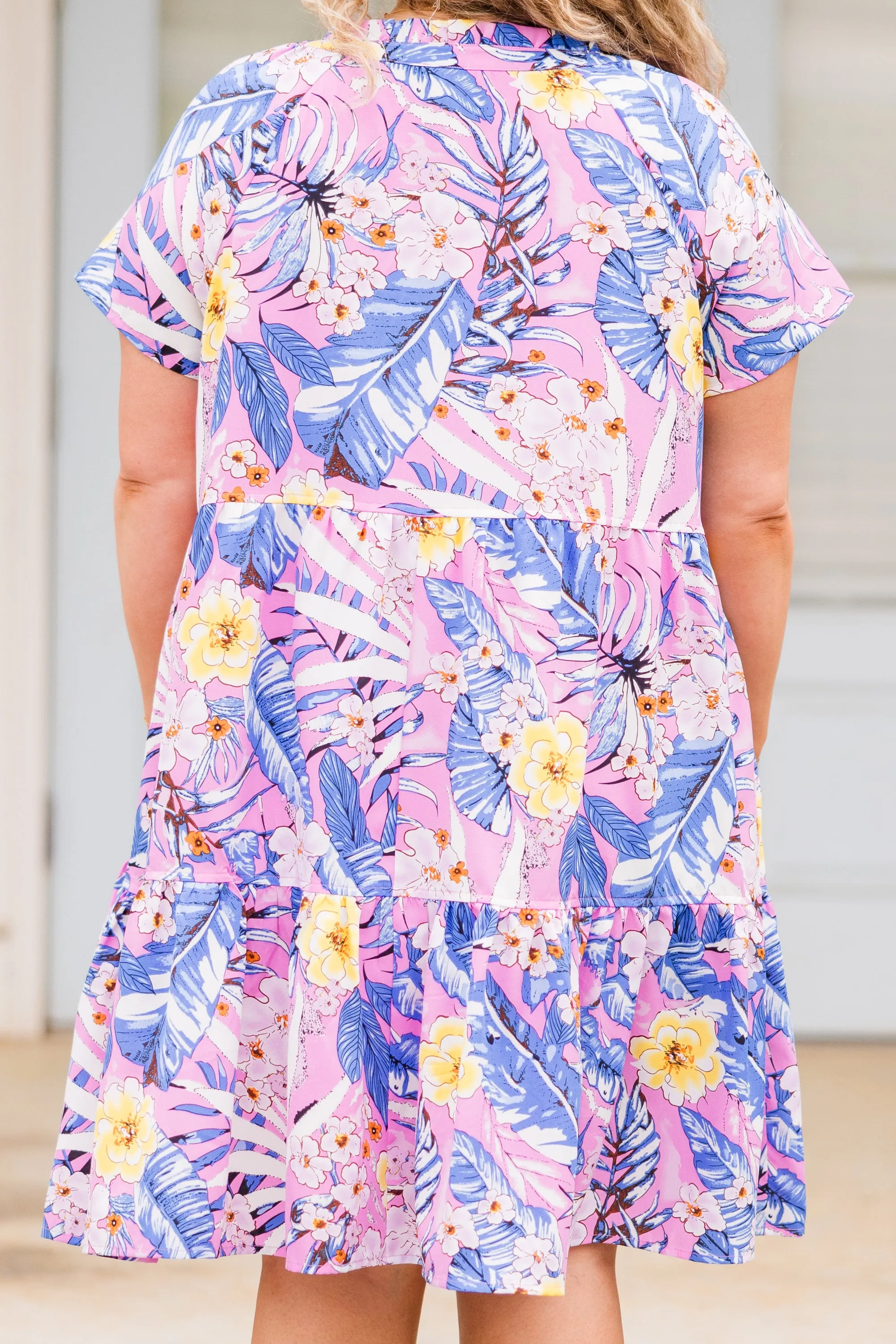Remembering Summer Nights Dress, Pink Multi