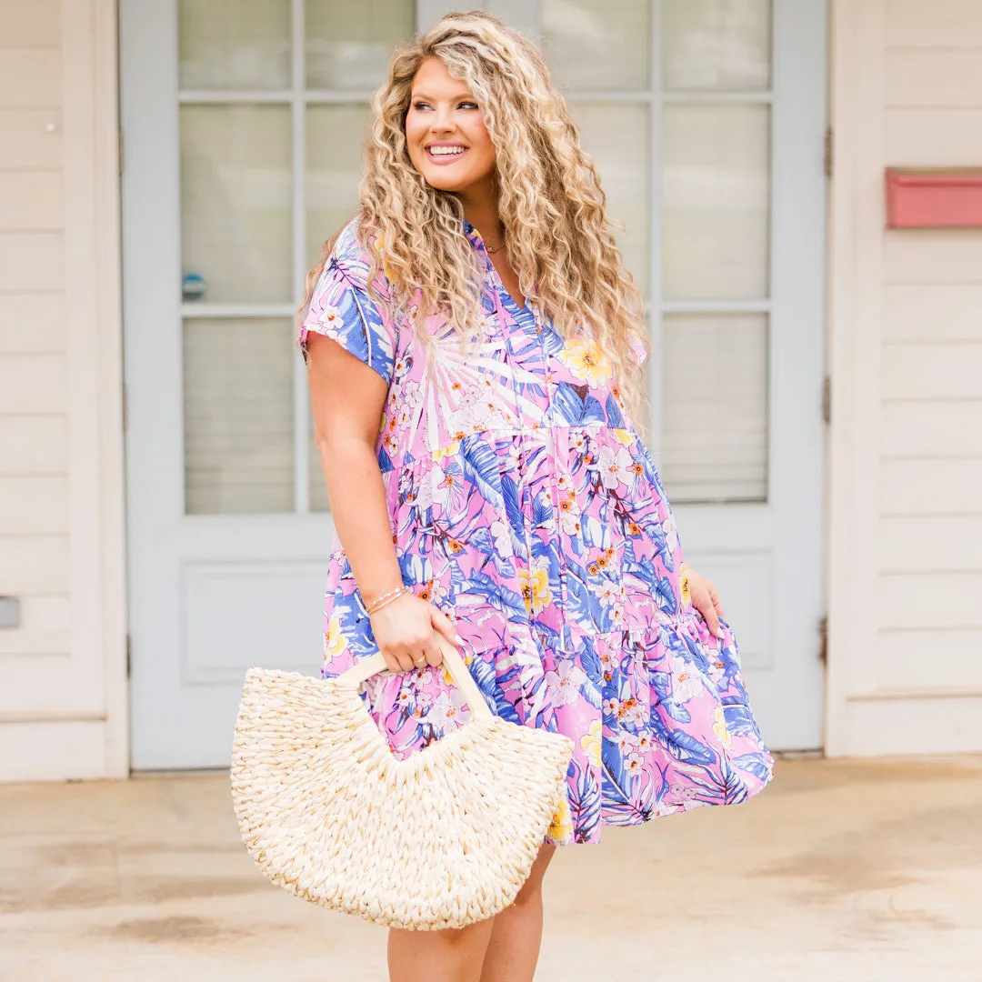 Remembering Summer Nights Dress, Pink Multi