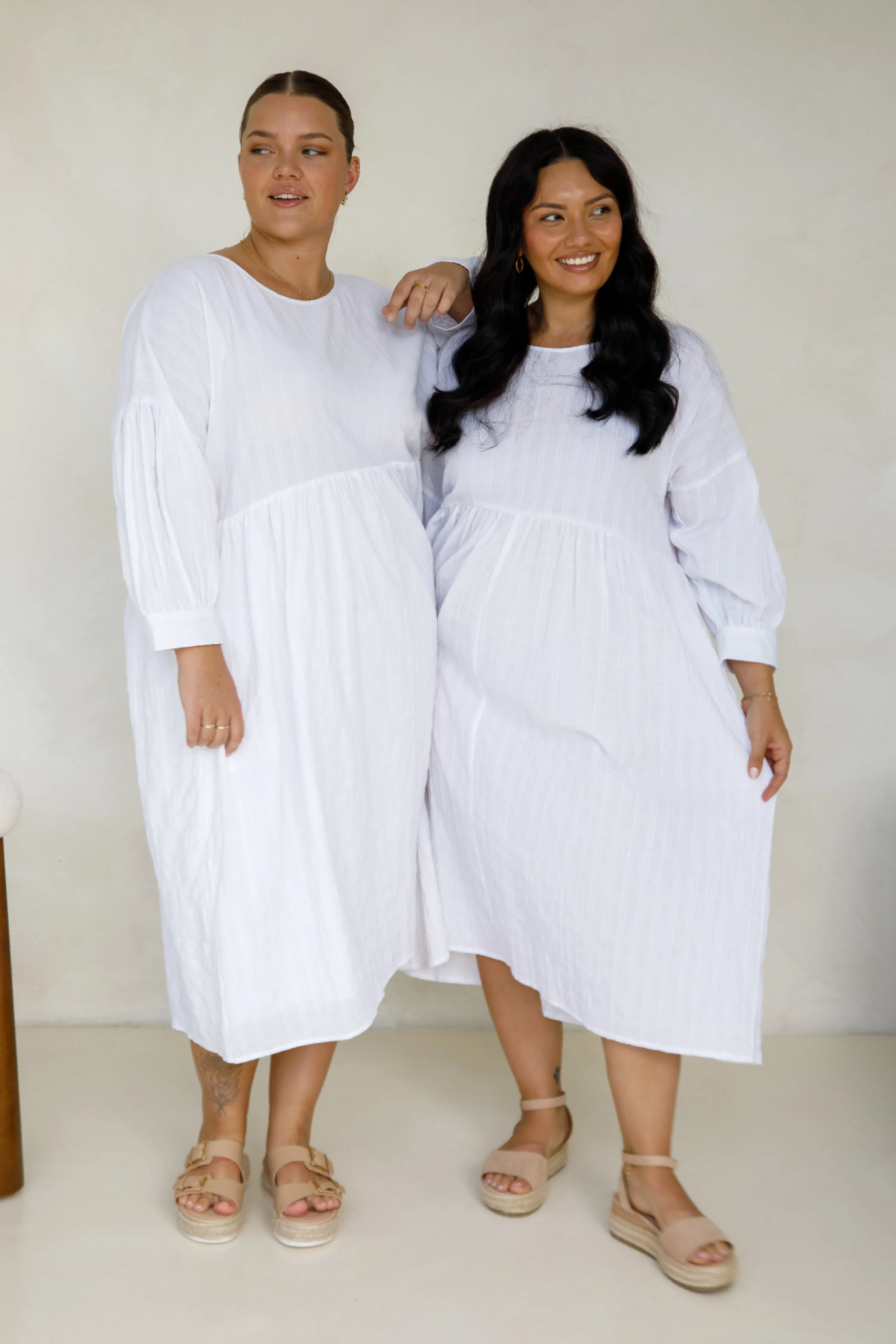Roma Dress | White