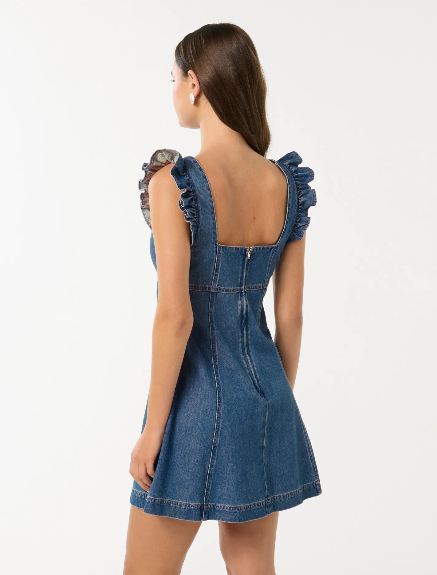 Rose Denim Dress