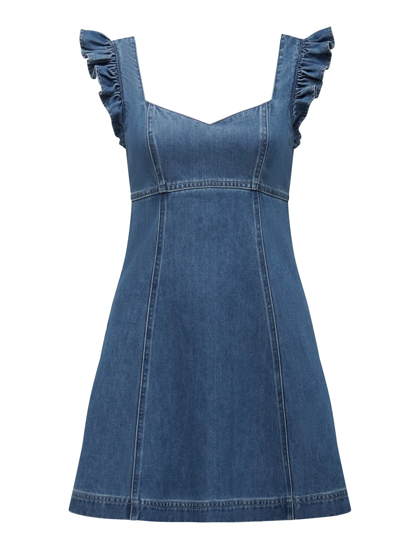 Rose Denim Dress