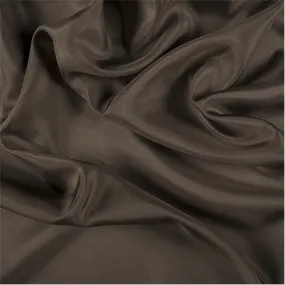 Runway Silks Olive Brown Silk Crepe de Chine Fabric
