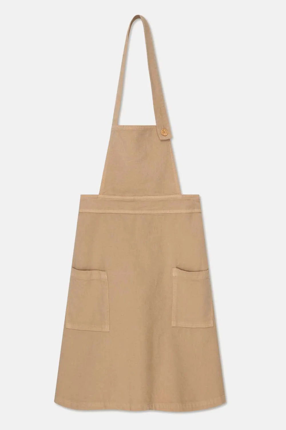 RUSTIC COTTON ONE-SHOULDER DRESS