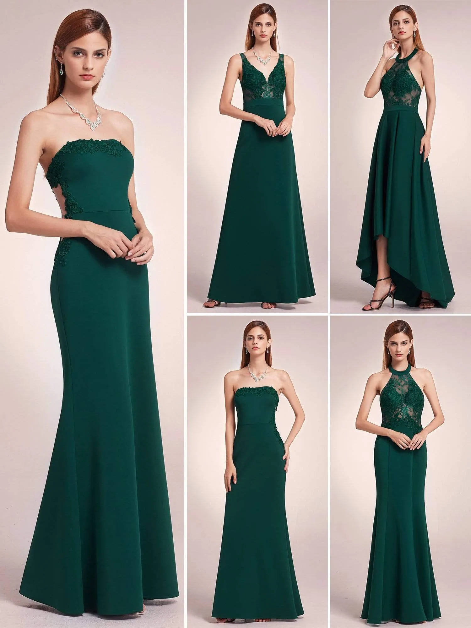 Strapless Sexy Long Evening Gown