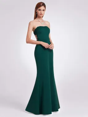 Strapless Sexy Long Evening Gown