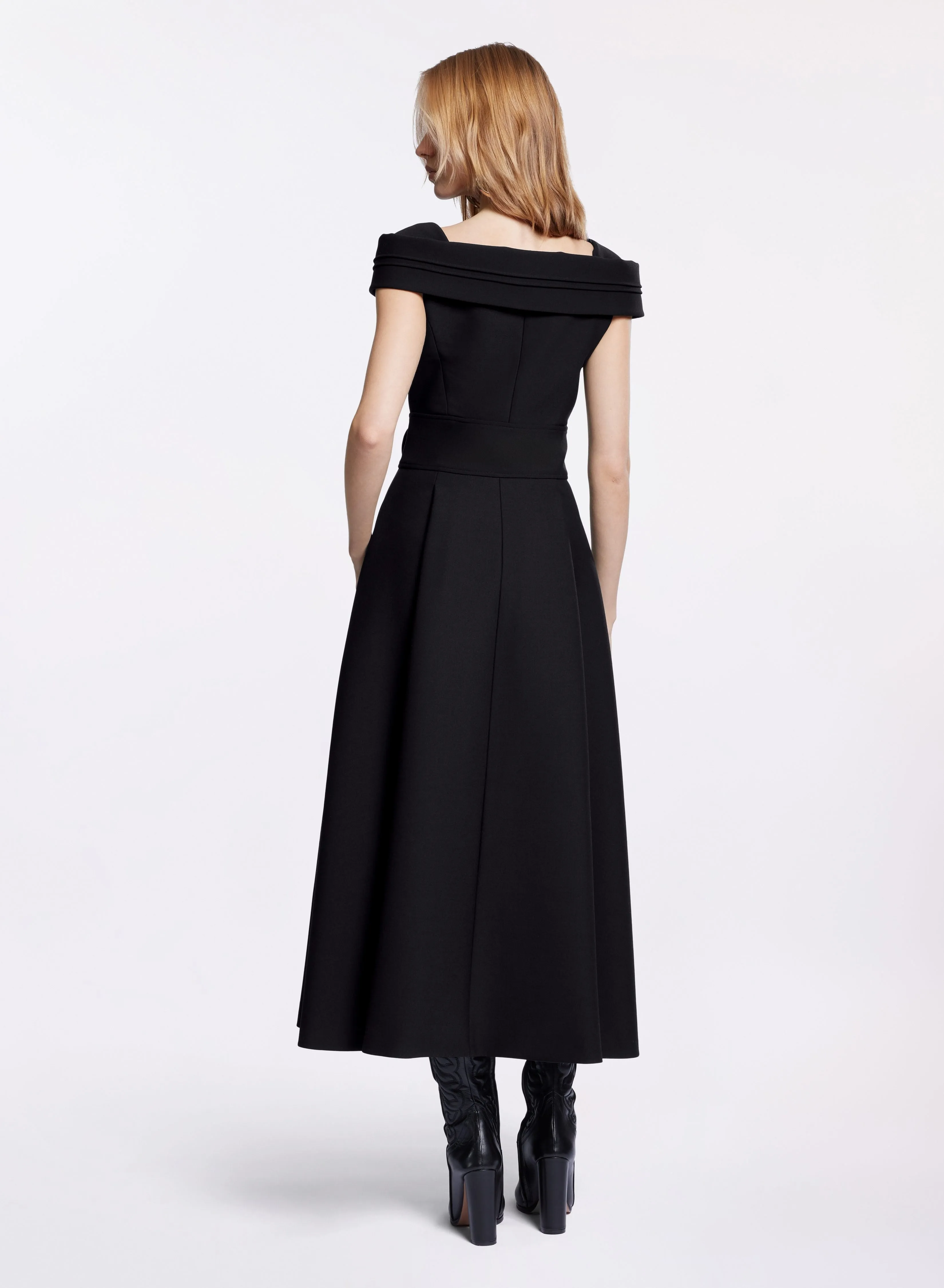 Structured Midi Dress