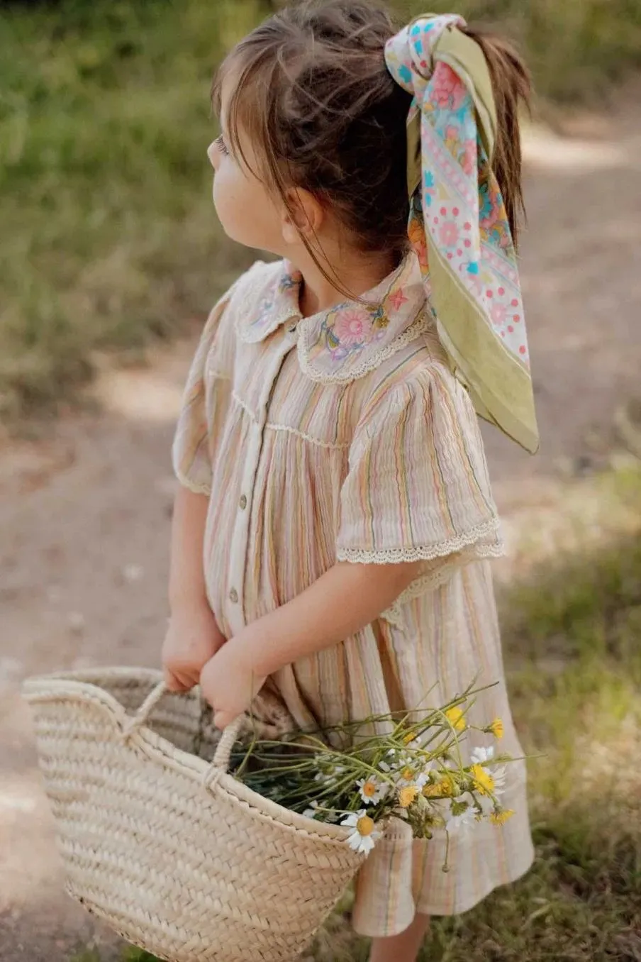 Summer Stripes Flutter Dress